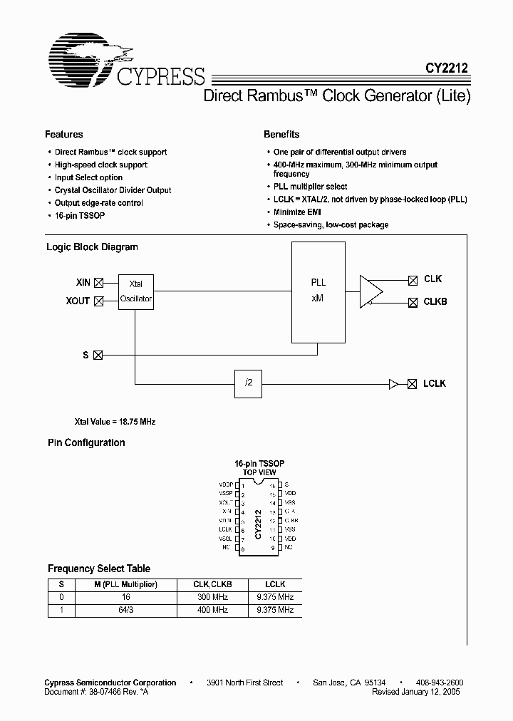 CY2212ZC-2_4287930.PDF Datasheet