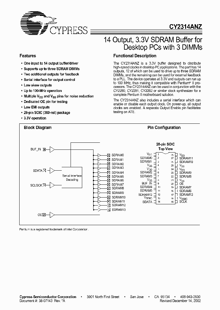 CY2314ANZ_4508523.PDF Datasheet