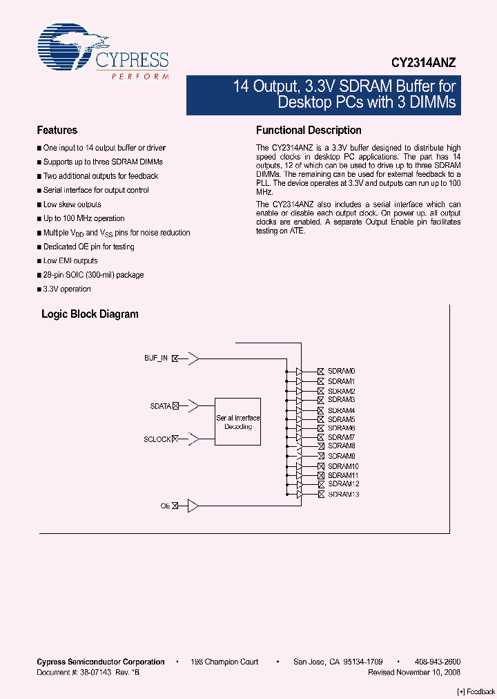 CY2314ANZSXC-1_4508524.PDF Datasheet