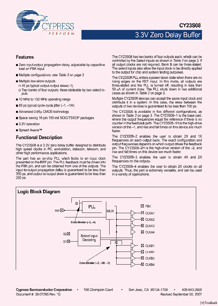 CY23S08ZXC-1H_4193653.PDF Datasheet