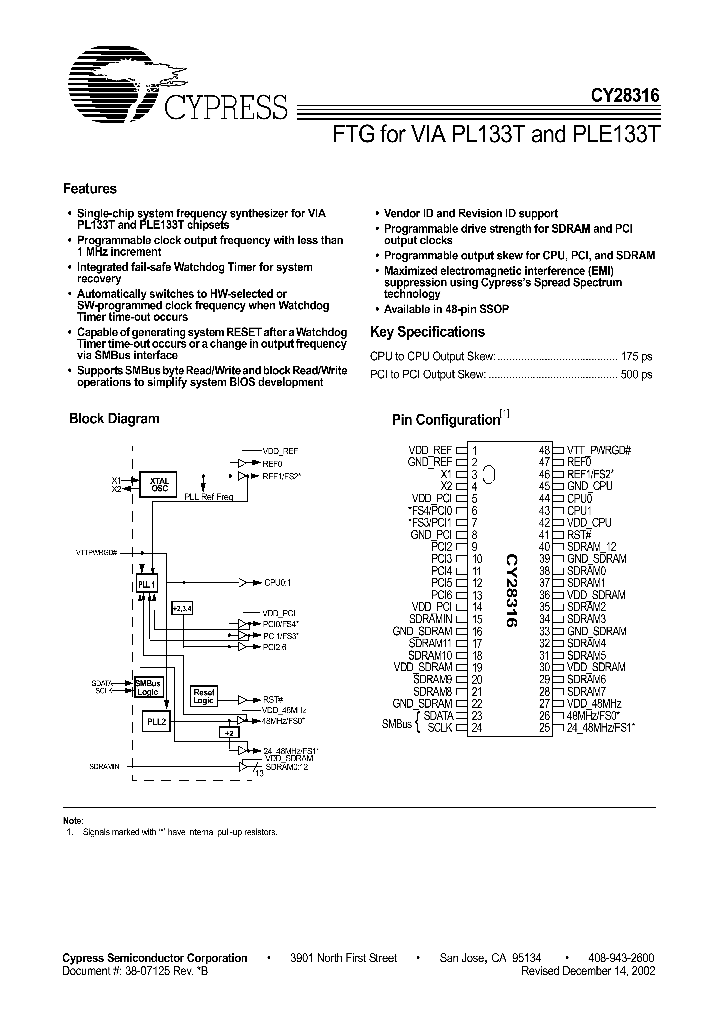 CY28316PVC_4298301.PDF Datasheet