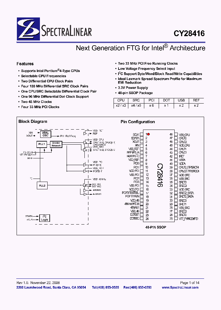 CY28416_4340215.PDF Datasheet