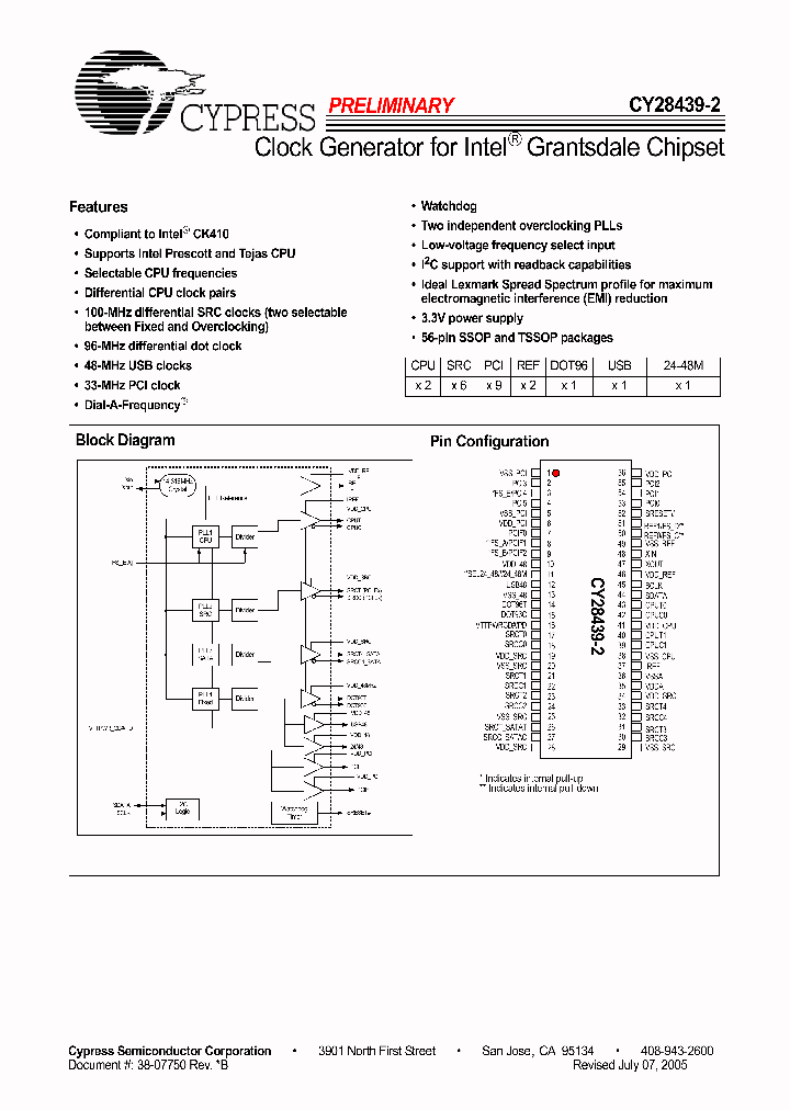 CY28439OXC-2_4167348.PDF Datasheet