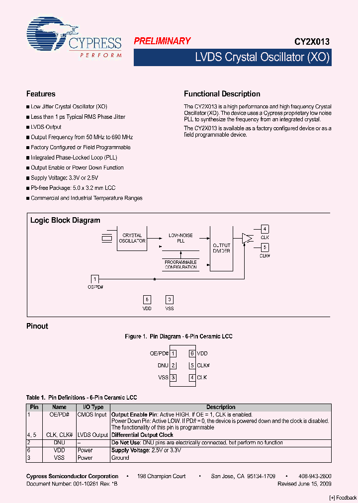 CY2X013FLXCT_4730790.PDF Datasheet