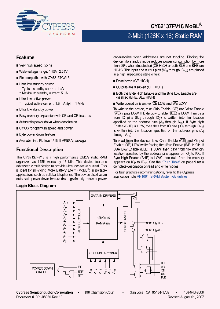 CY62137FV18LL-55BVXI_4341226.PDF Datasheet