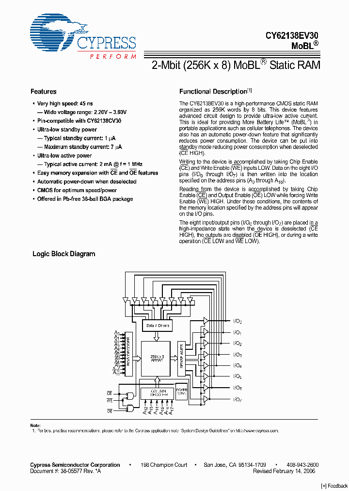 CY62138EV30_4916869.PDF Datasheet