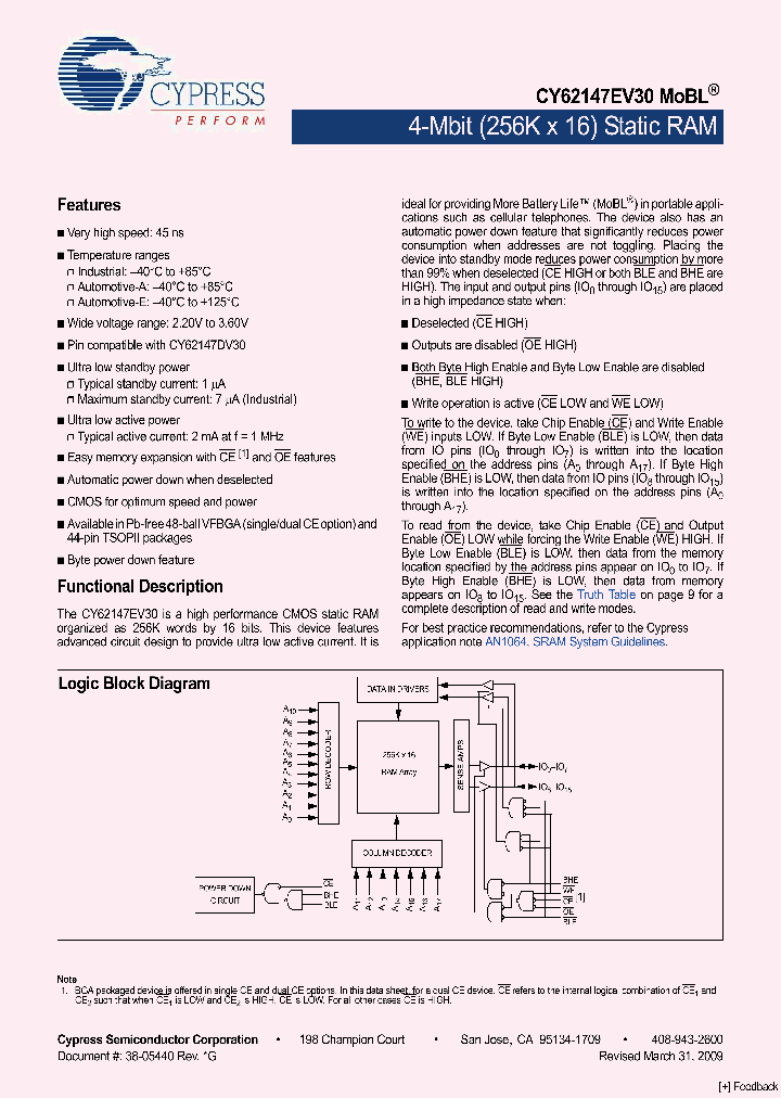 CY62147EV30LL-45B2XI_4604587.PDF Datasheet