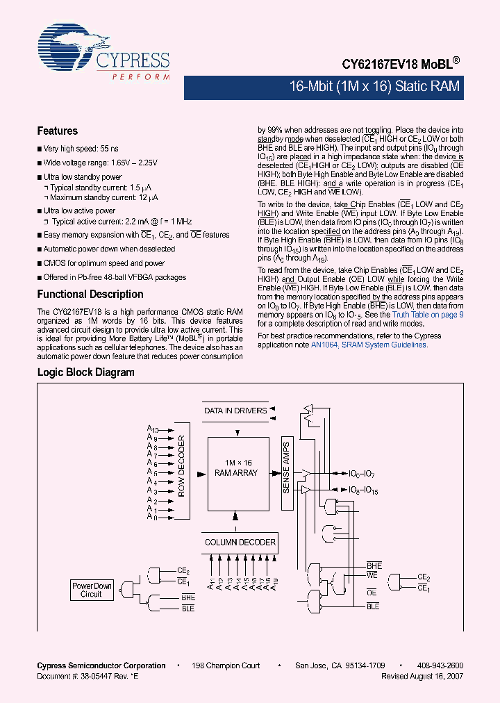 CY62167EV18LL-55BVXI_4341223.PDF Datasheet