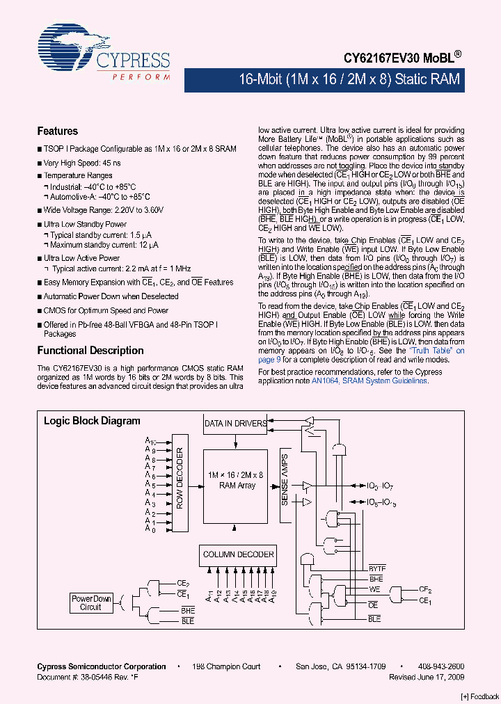 CY62167EV30LL-45BAXI_4915914.PDF Datasheet