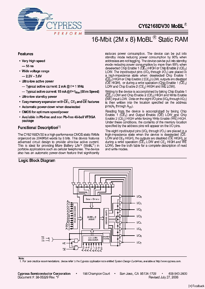 CY62168DV3009_4822096.PDF Datasheet