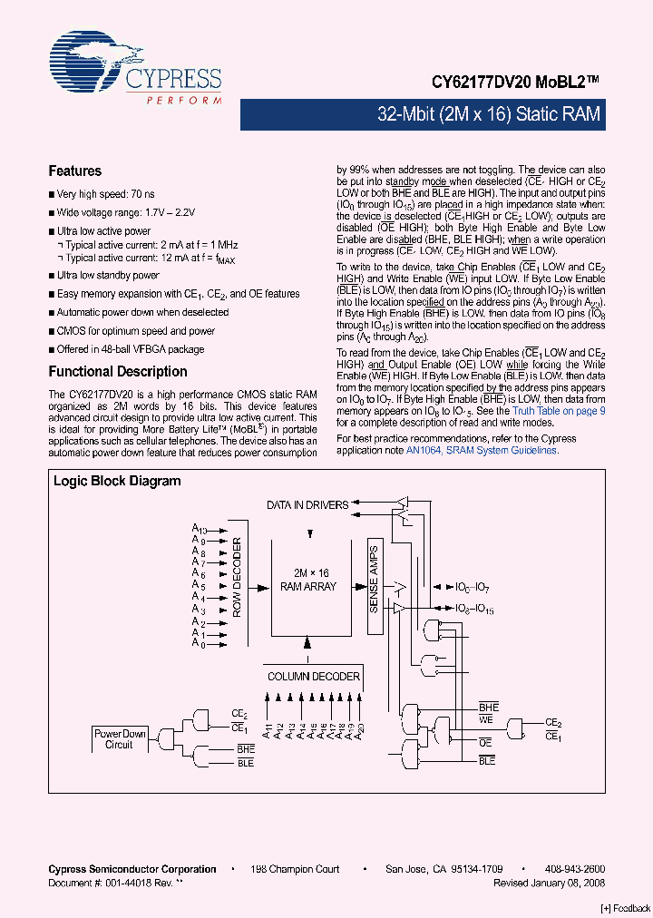 CY62177DV20LL-70BAI_4168685.PDF Datasheet