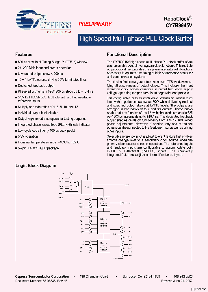 CY7B9945V-2AXCT_4216039.PDF Datasheet