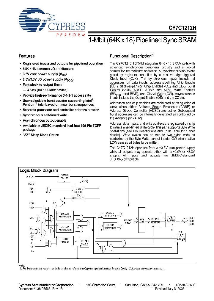 CY7C1212H_4489033.PDF Datasheet