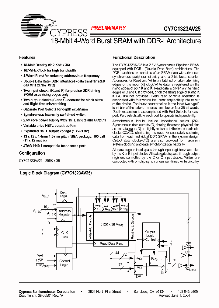 CY7C1323AV25-100BZC_4191872.PDF Datasheet