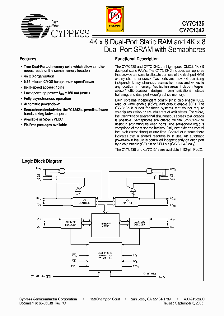 CY7C1342_4471136.PDF Datasheet