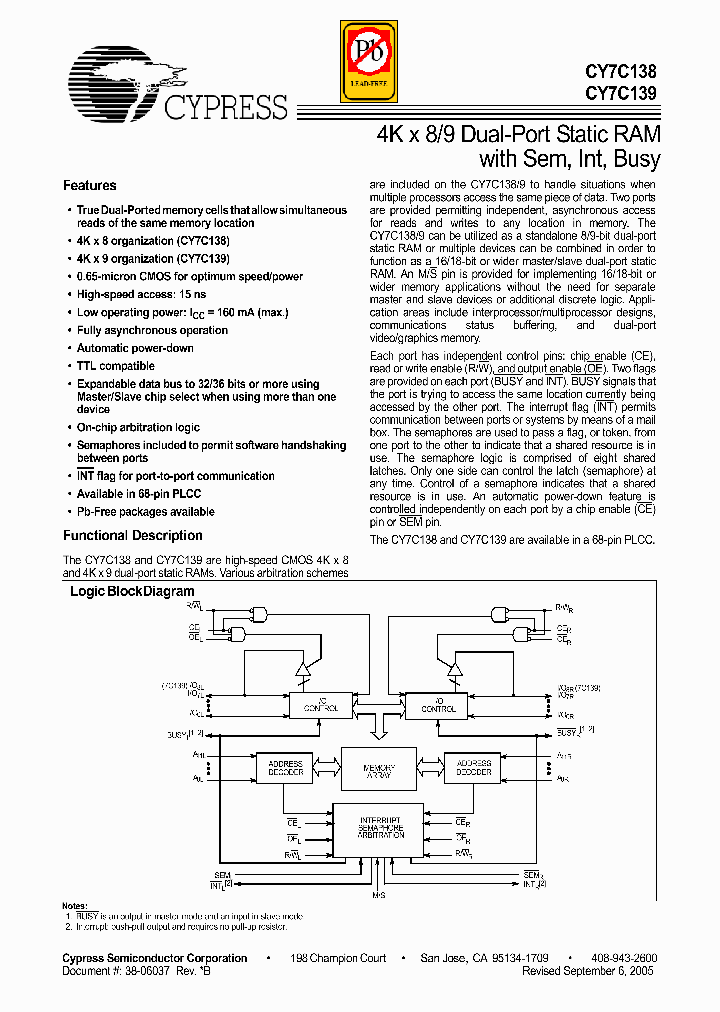 CY7C138-25JXC_4487520.PDF Datasheet