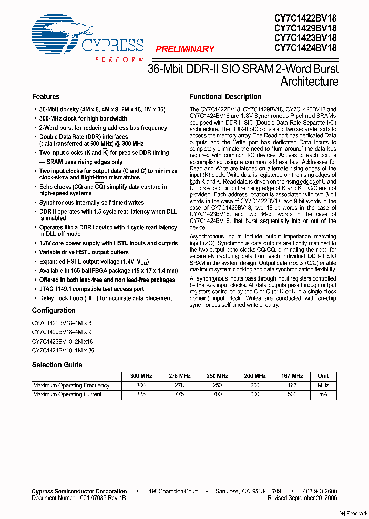 CY7C1423BV18_4243691.PDF Datasheet