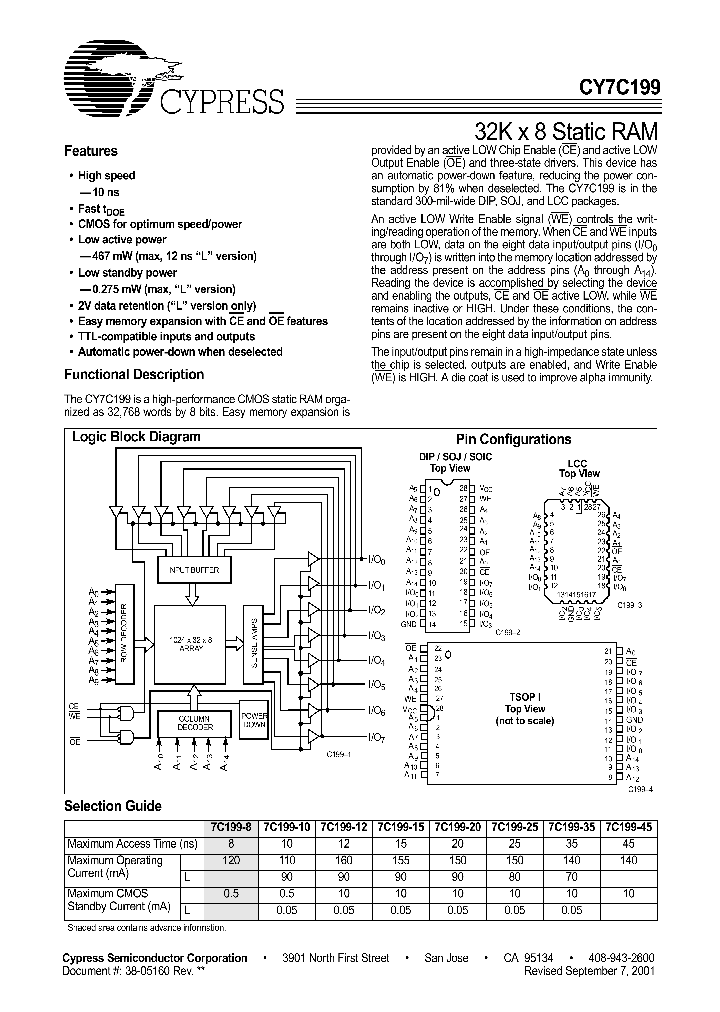 CY7C19901_4776303.PDF Datasheet