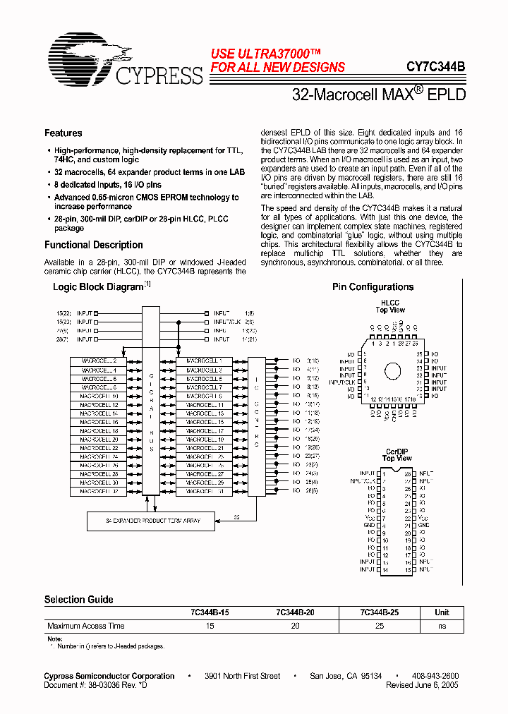 CY7C344B05_4910386.PDF Datasheet
