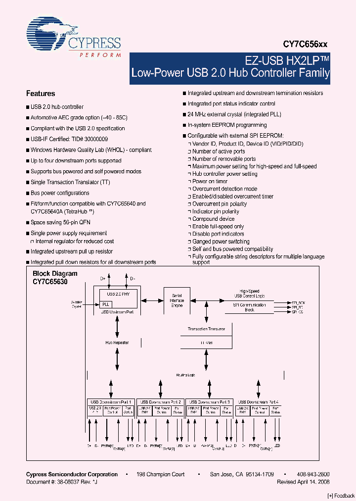 CY7C656XX08_4369418.PDF Datasheet