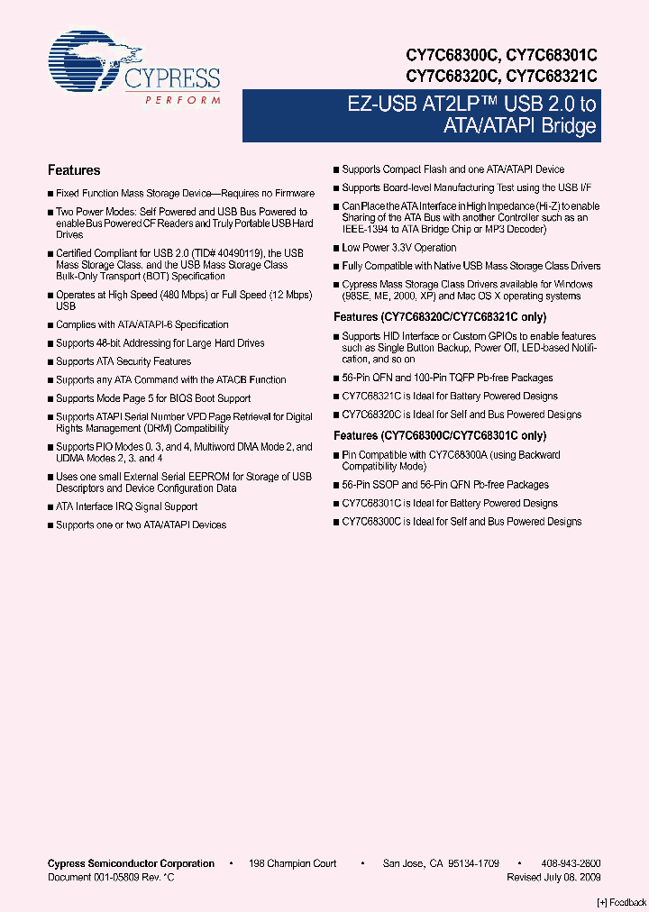 CY7C68300C09_4487398.PDF Datasheet