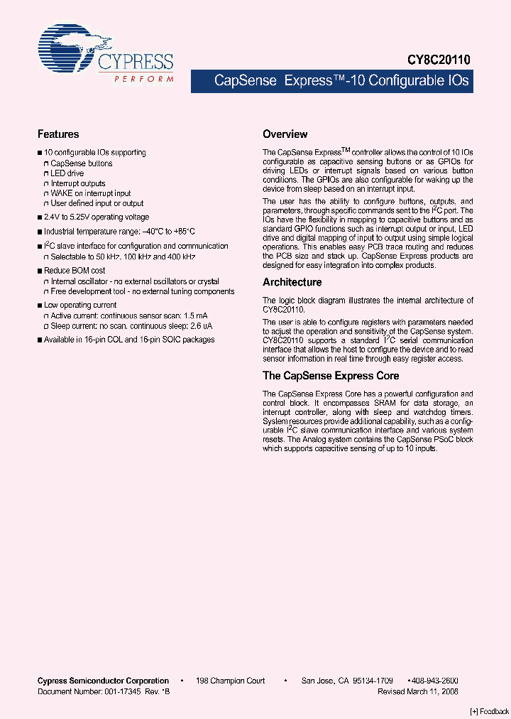 CY8C2011008_4249466.PDF Datasheet