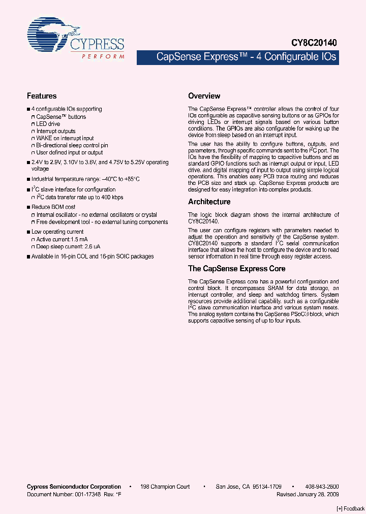 CY8C2014009_4532092.PDF Datasheet