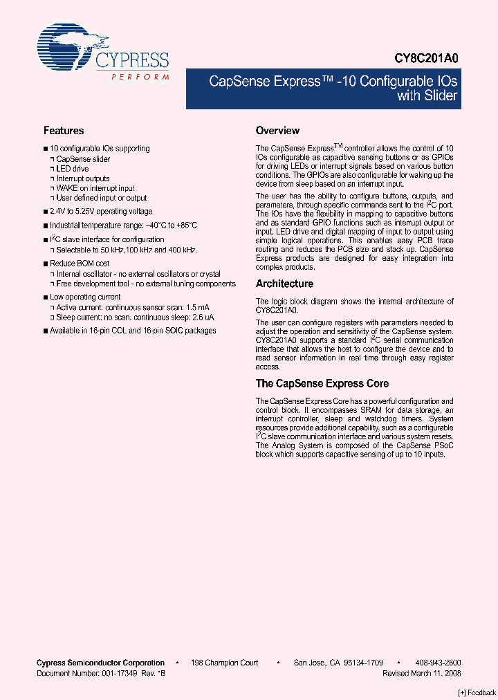 CY8C201A0_4249476.PDF Datasheet