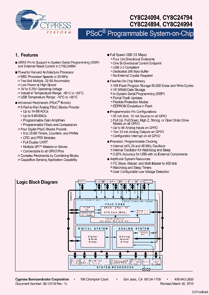 CY8C2409410_4649151.PDF Datasheet