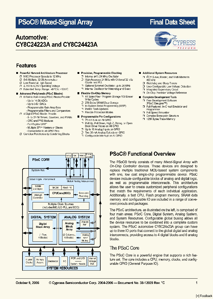 CY8C24223A06_4532420.PDF Datasheet