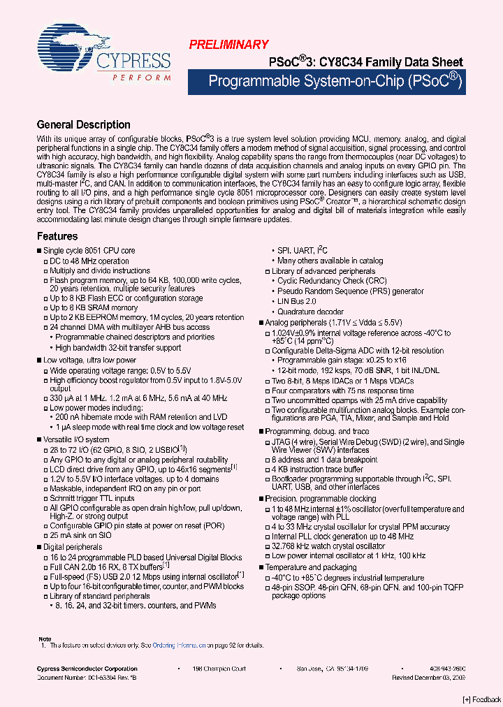 CY8C3444PVI-100_4617395.PDF Datasheet