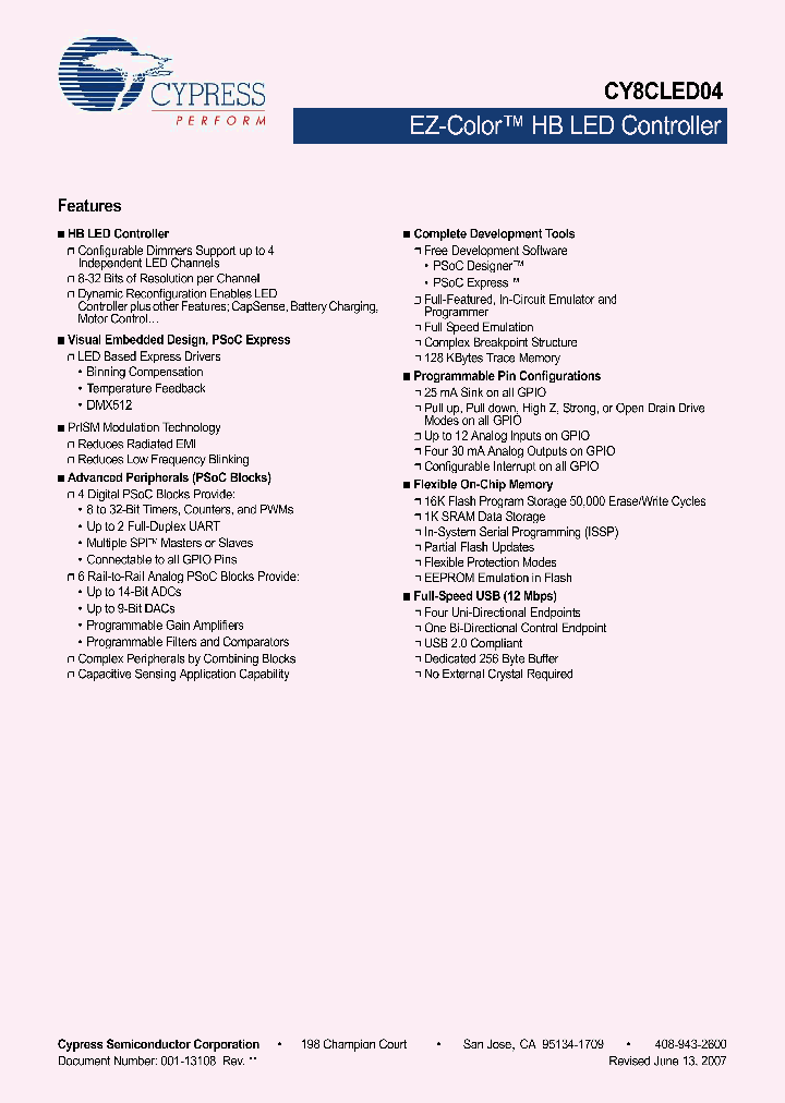 CY8CLED04_4231852.PDF Datasheet