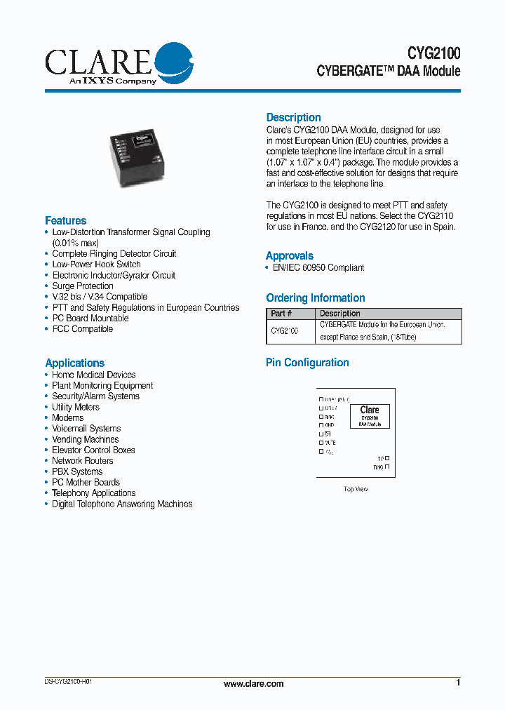 CYG21001_4717140.PDF Datasheet