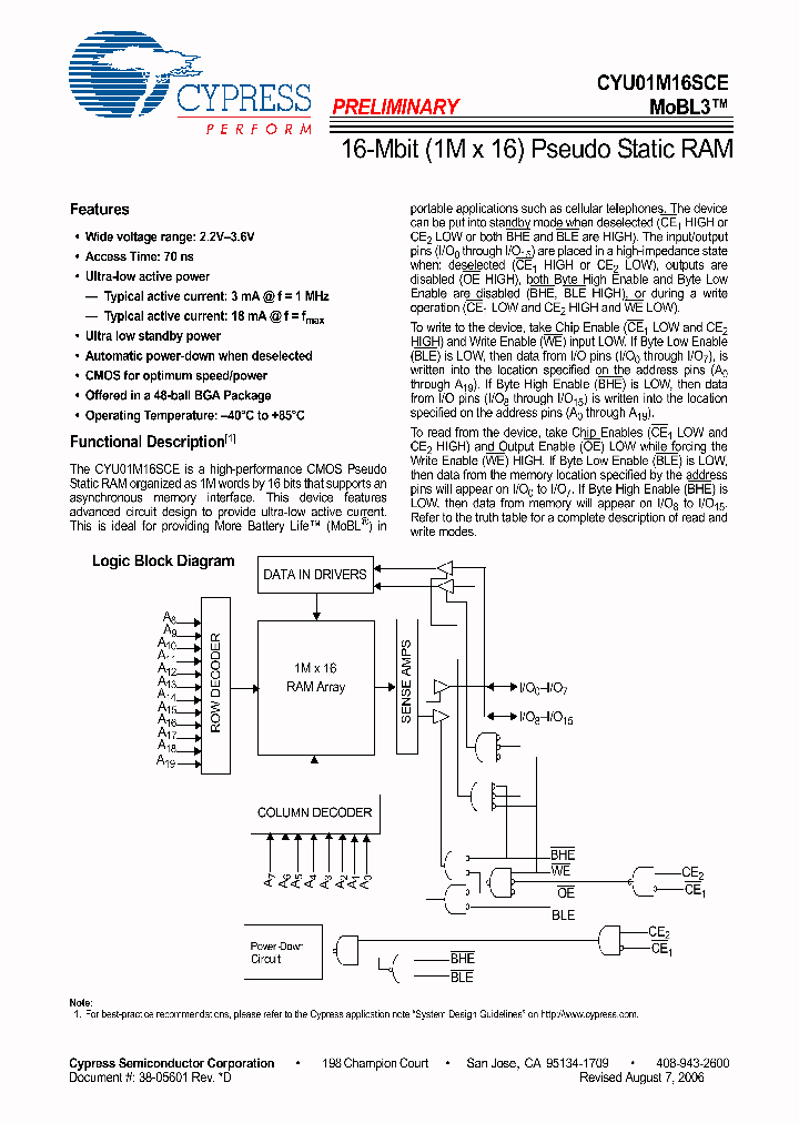 CYU01M16SCEU-70BVXI_4172980.PDF Datasheet