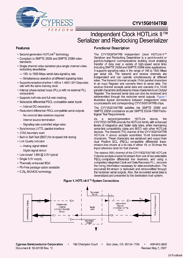 CYV15G0104TRB09_4828479.PDF Datasheet