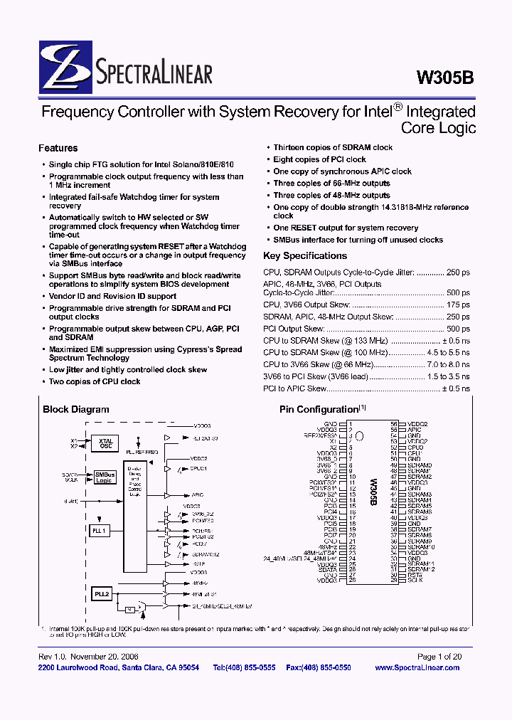 CYW305OXC_4545672.PDF Datasheet
