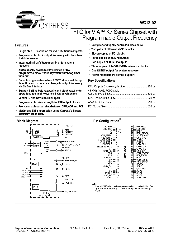 CYW312OXC_4218233.PDF Datasheet
