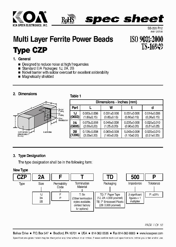 CZP1JFTTD500P_4318436.PDF Datasheet