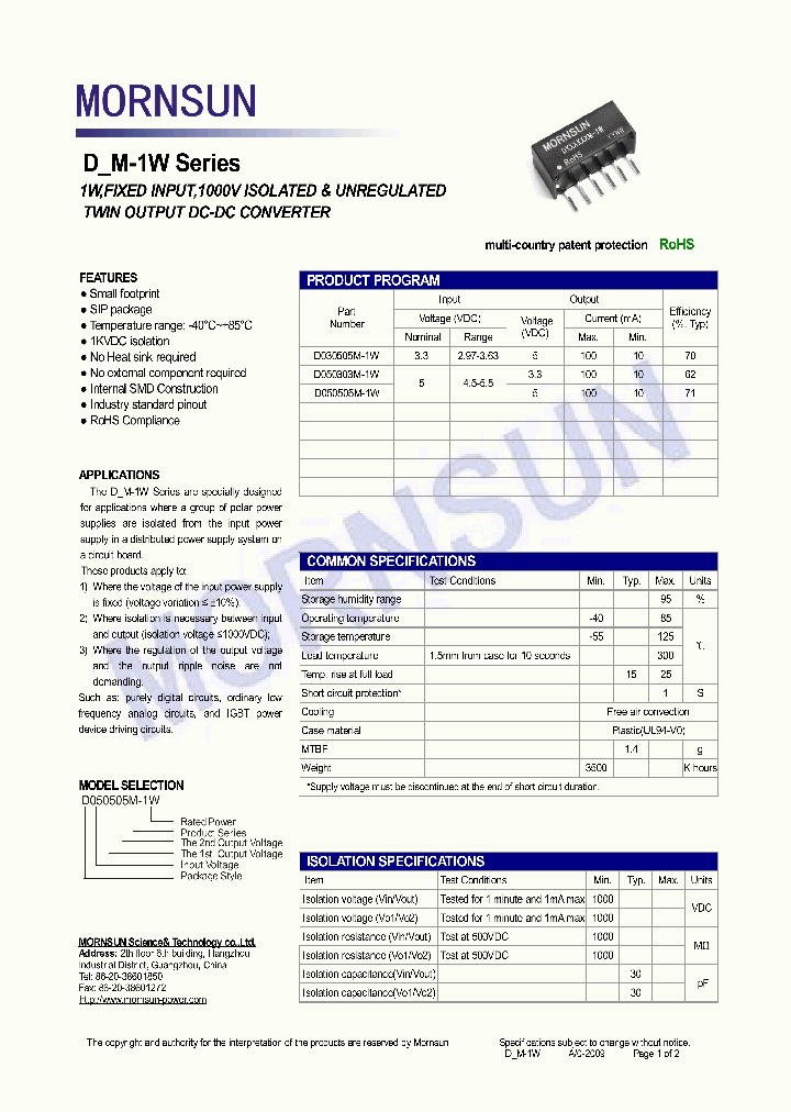D030505M-1W_4918012.PDF Datasheet