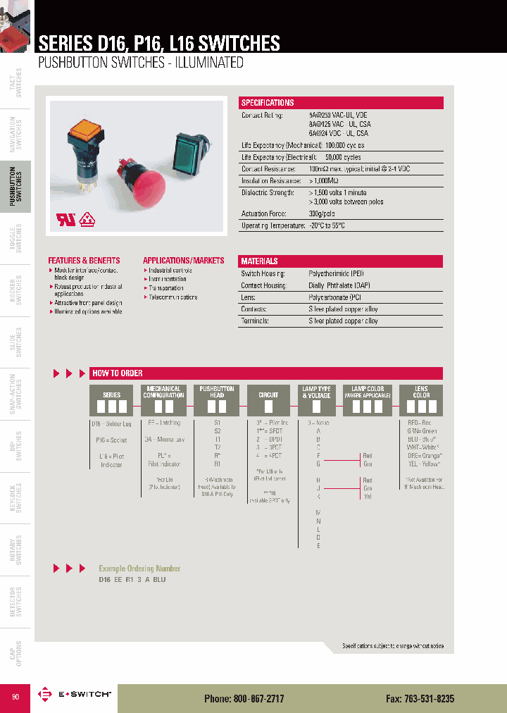 D16PLT200RED_4590205.PDF Datasheet