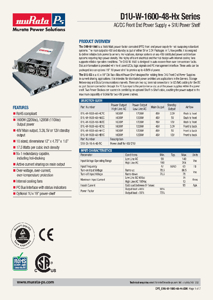 D1U-W-1600-48-HA1C_4848920.PDF Datasheet