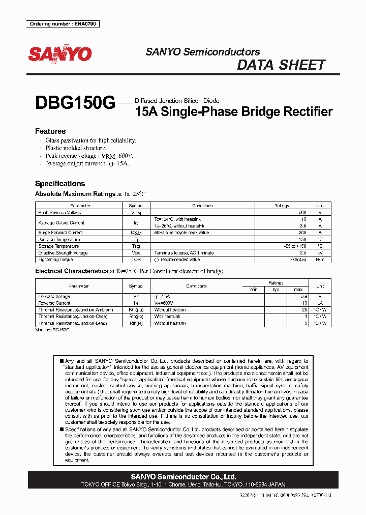 DBG150G_4207390.PDF Datasheet