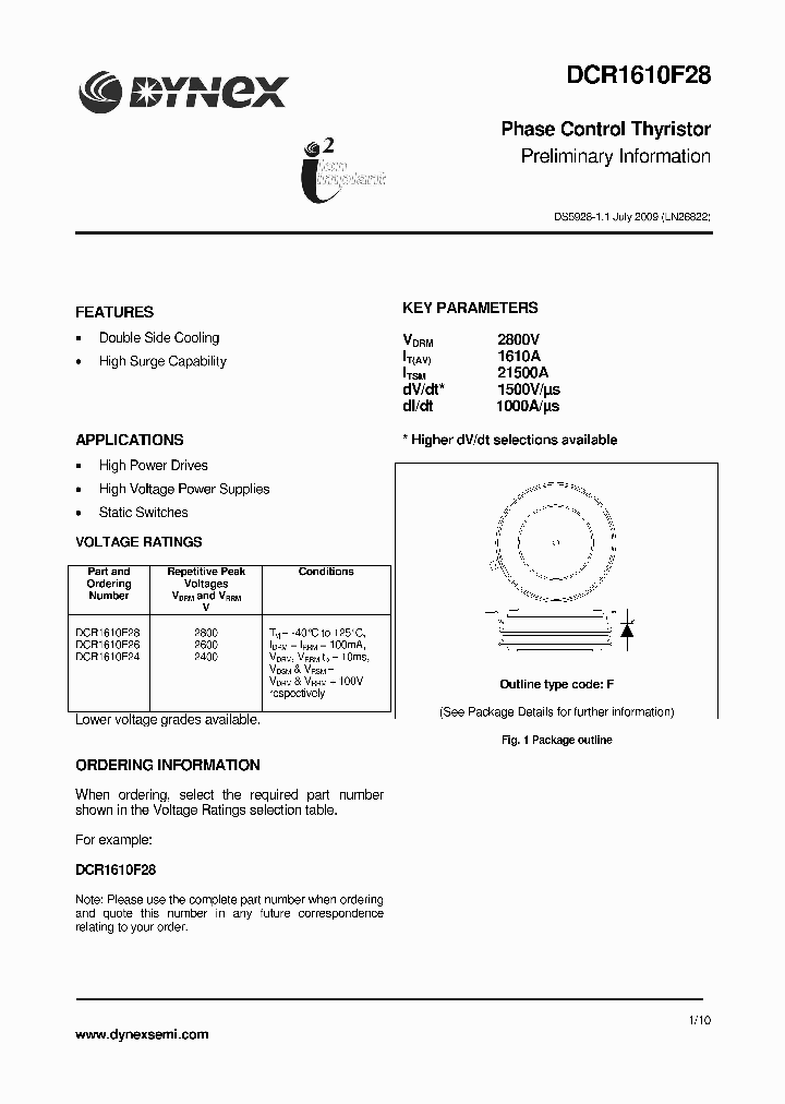 DCR1610F24_4782422.PDF Datasheet