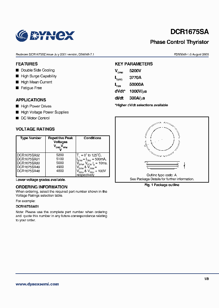 DCR1675SA_4179645.PDF Datasheet