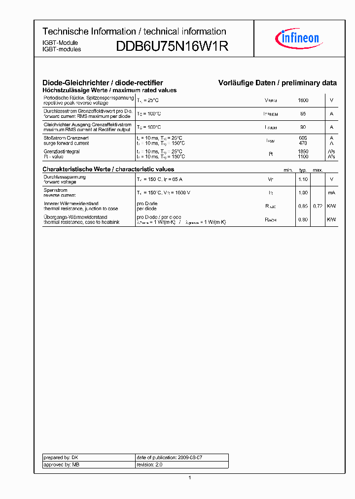 DDB6U75N16W1R_4919781.PDF Datasheet