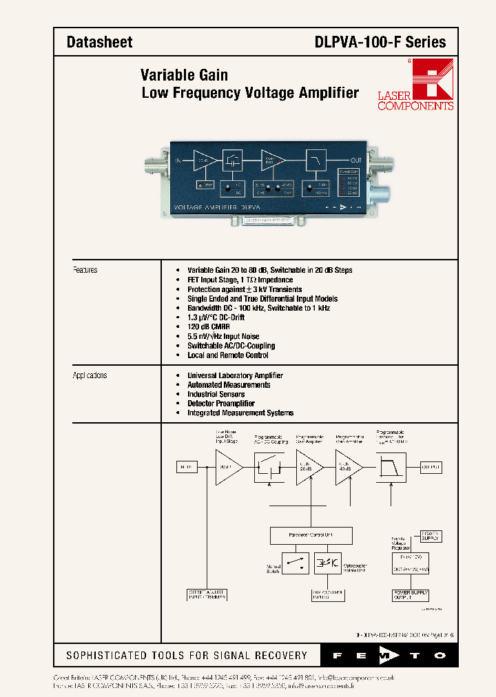 DLPVA-100-F_4378342.PDF Datasheet