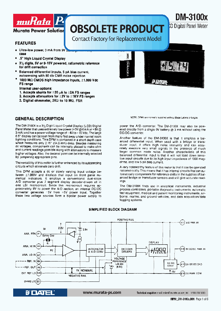 DM-3100X_4820331.PDF Datasheet