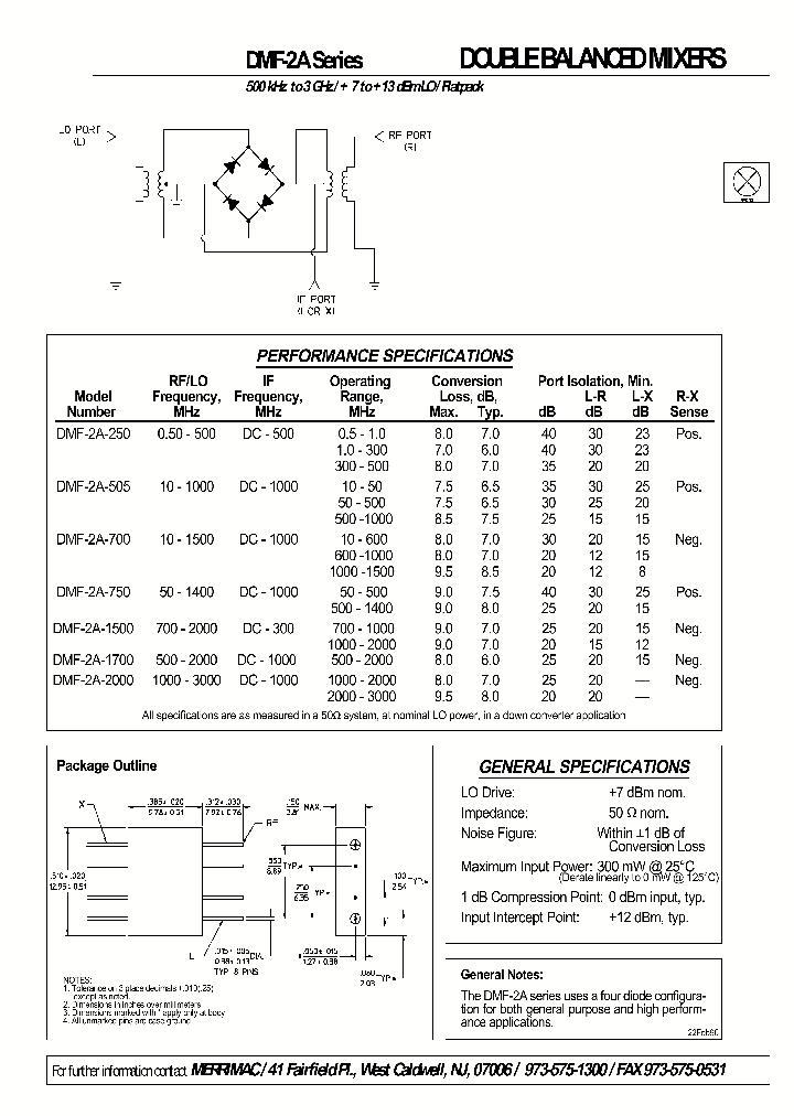 DMF-2A-250_4493557.PDF Datasheet