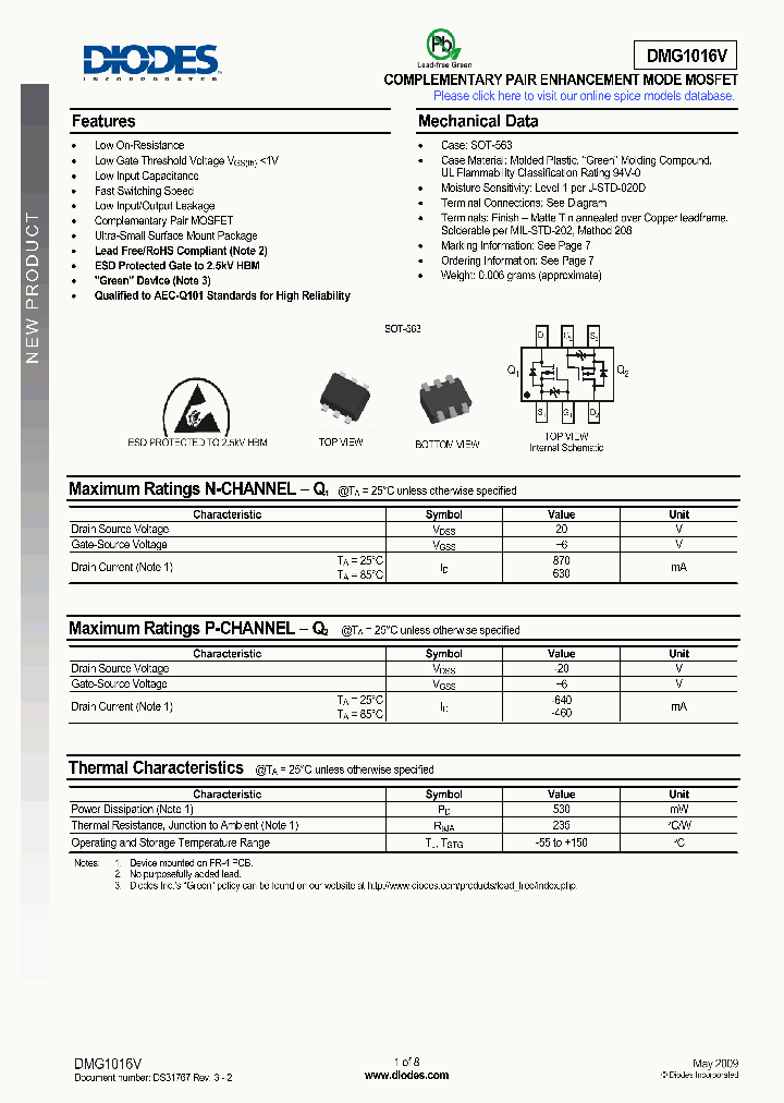DMG1016V_4587683.PDF Datasheet