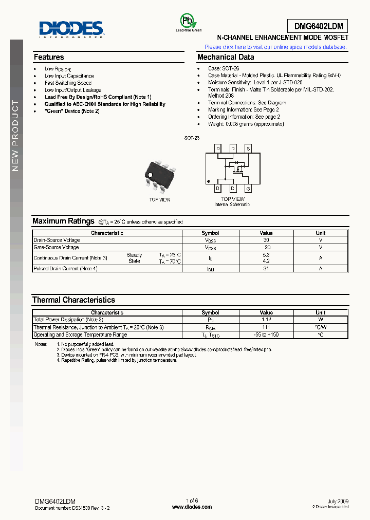 DMG6402LDM_4661302.PDF Datasheet